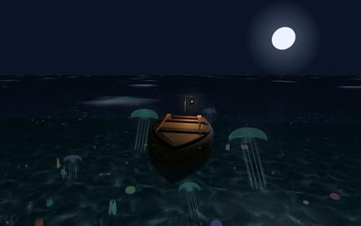Moonlit Sea